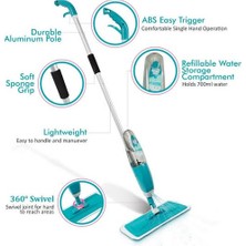 Spin Mop Sprey Mop Temizlik Seti Spray Mop 5 Microfiber Bezli