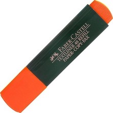 Faber-Castell Fosforlu Kalem 10 Adet Renk Seçenekleri Turuncu
