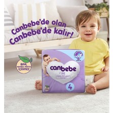 Canbebe Bebek Bezi 1 Beden Yenidoğan 2-5 kg 80 x 4'lü + Islak Mendil