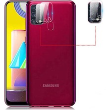 Gpack Samsung Galaxy M21 Kamera Lens Koruyucu Nano Şeffaf