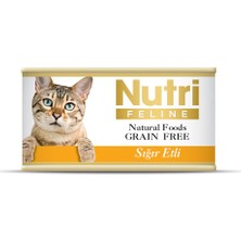 Nutri Feline Tahılsız Sığır Etli Yaş Kedi Maması 85 gr x 3 Adet