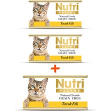 Nutri Feline Tahılsız Tavuk Etli Yaş Kedi Maması 85 gr x 3 Adet