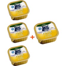 Plaisir Pate Hindi Etli Yaş Kedi Maması 100 gr x 4 Adet
