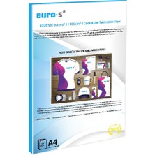 Euro-S 110GR/M² 100 Yaprak A4 Süblimasyon Transfer Baskı Kağıdı