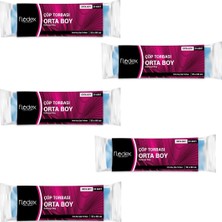 Flodex Orta Boy Çöp Torbası Mavi 55 x 60 cm 20'li x 5