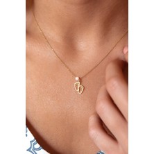 Semiz Kuyumculuk Ayak Figürlü Altın Kolye