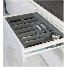 Starax Gri Plastik Kaşıklık S2293