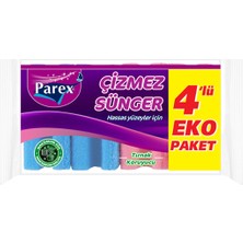 Parex Çizmez Oluklu Sünger 4'lü