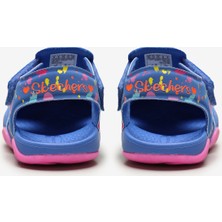 Skechers SİDE WAVE Küçük Kız Çocuk Mavi Sandalet - 86428N BLPK