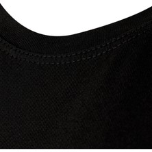 FSM1453 Kadın Pamuklu Kolsuz Likralı Sıfır Yaka Body T-Shirt