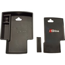 Autokit Audi A4 2008-15 A5 2010-15 Orta Konsol Organizer Sline Yazılı