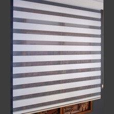 Anıper Zebra Perde Beyaz Kalın Hasır Bamboo 70 x 200 cm