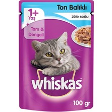 Whiskas Adult Ton Balıklı Yaş Kedi Maması 100 gr x 6 Adet