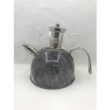 Paçi Mermer Desen Düdüklü Çaydanlık