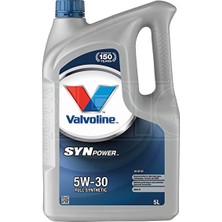 Valvoline Synpower XL-3 C3 5W-30 5 Litre Motor Yağı ( Üretim Yılı: 2021 )