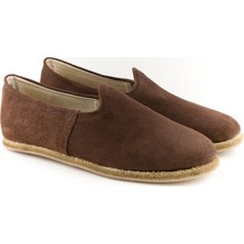 Aintap Süet Deri Kahve Erkek Klasik Gaziantep Yemeni