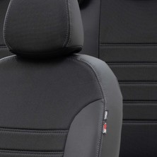 Otom Chevrolet Aveo 2011-Sonrası Özel Üretim Koltuk Kılıfı Paris Design Füme - Siyah