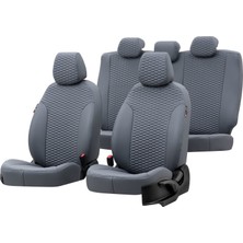 Otom Renault Master 1998-2010 2+1 (3 Kişi) Özel Üretim Koltuk Kılıfı Tokyo Design Deri Füme