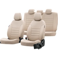 Otom Ford Transit 2006-2013 2+1 (3 Kişi) Özel Üretim Koltuk Kılıfı İstanbul Design Bej