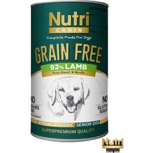 Nutri Canin Tahılsız Kuzu Etli & Tatlı Patatesli Yaşlı Köpek Konservesi 400 gr