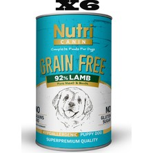 Nutri Canin Tahılsız Kuzu Etli & Tatlı Patatesli Yavru Köpek Konservesi 400 gr x 6 Adet