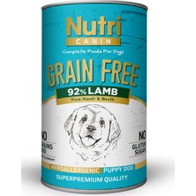 Nutri Canin Tahılsız Kuzu Etli & Tatlı Patatesli Yavru Köpek Konservesi 400 gr x 6 Adet