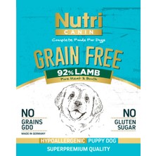 Nutri Canin Tahılsız Kuzu Etli & Tatlı Patatesli Yavru Köpek Konservesi 400 gr x 6 Adet