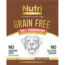 Nutri Canin Tahılsız Geyik Etli & Tatlı Patatesli Köpek Konservesi 400 gr