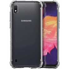 Atalay Samsung Antishock Premium Şeffaf Silikon Kılıf Samsung Galaxy A21