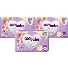 Canbebe 1 Numara Avantaj Yenidoğan Bebek Bezi 2-5kg 3 Paket 120'li