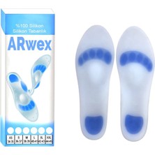 Arwex Tam Anatomik %100 Silikon Ayakkabı Tabanlığı Topuk Dikeni Tabanlık