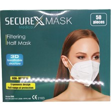 Securex Ffp2 Nr Özellikli Ce N95 Maske 50'li