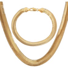 Chavin Snake Yılan Örme  Zincir Kolye ve Bileklik 7 mm