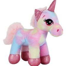 Sevgiliye Renkli Pembe Unicorn Peluş 20 cm Unicorn Oyuncak