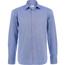 Emnana Mavi Premium Oxford Regular Fit Gömlek