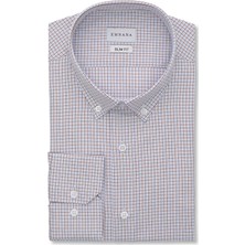 Emnana Çok Renkli Kareli Spor Slim Fit Gömlek