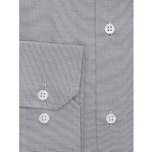 Emnana Gri Spor Slim Fit Gömlek