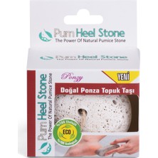 Pumice World Pum Heel Stone Doğal Ponzadan Topuk Taşı, İpli Topuk Törpüsü, Nasır Taşı, Ponzy