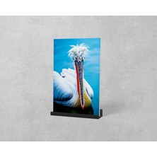 Dekorbi Ayaklı Blok Tablo | Swan 48×69