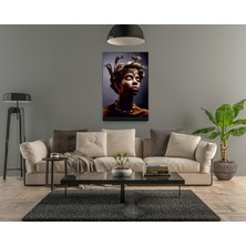 Dekorbi Ayaklı Blok Tablo | God Of Snakes 48×69