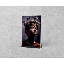 Dekorbi Ayaklı Blok Tablo | God Of Snakes 48×69