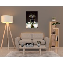 Dekorbi Blok Tablo | Golden Faced Devil 48×69