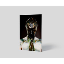 Dekorbi Blok Tablo | Golden Faced Devil 48×69