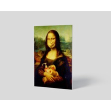 Dekorbi Blok Tablo | Masked Mona Lisa 48×69