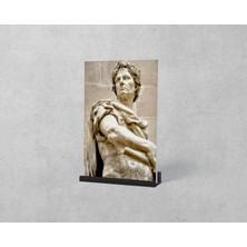 Dekorbi Ayaklı Blok Tablo | Julius Caesar 48×69