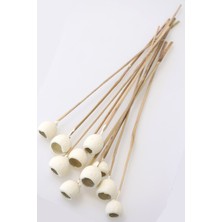 Yapay Çiçek Deposu Dekoratif Küçük Bell Cup 10LU Tropic Kabak Ekru