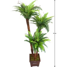 Yapay Çiçek Deposu Yapay 3 Gövdeli Fujer Ağacı 155CM