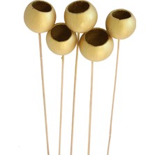 Yapay Çiçek Deposu Dekoratif Bell Cup 5li Tropic Kabak Bronz