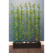 Yapay Çiçek Deposu Yeşil Boyalı Doğal Bambulu Seperatör 20X100X160CM