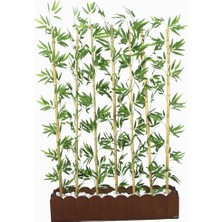 Yapay Çiçek Deposu Yapay Bambu Seperatör 20X100X170 Cm)